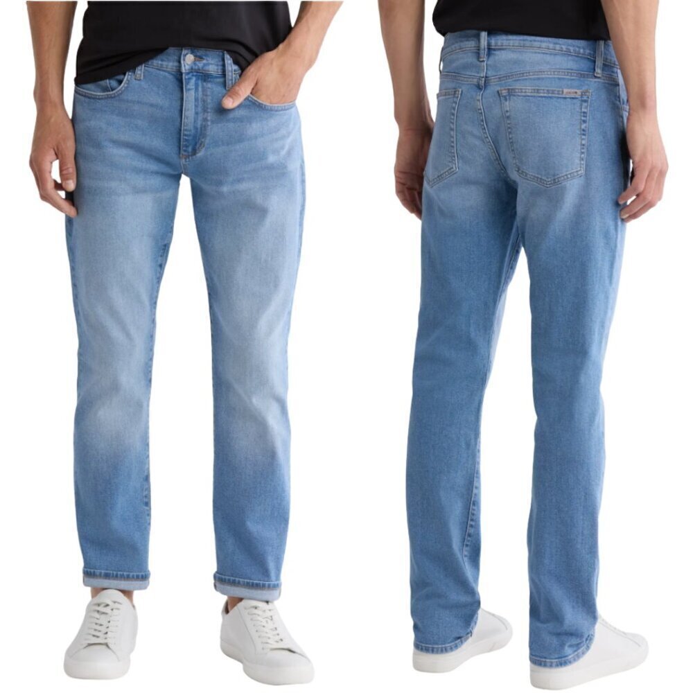Joe's Jeans Brixton Straight & Narrow Denim Jeans Men's 34 Blue Izel Stretch NWT